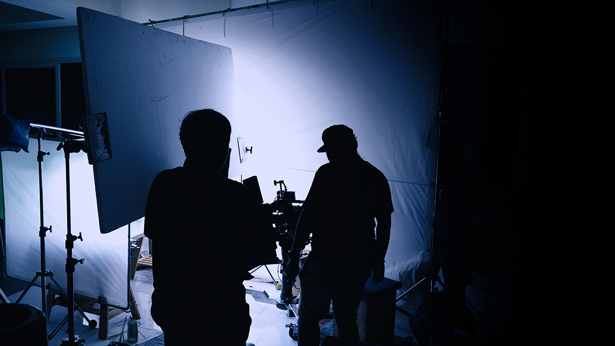 Pre-production planning meeting for mental health video campaign