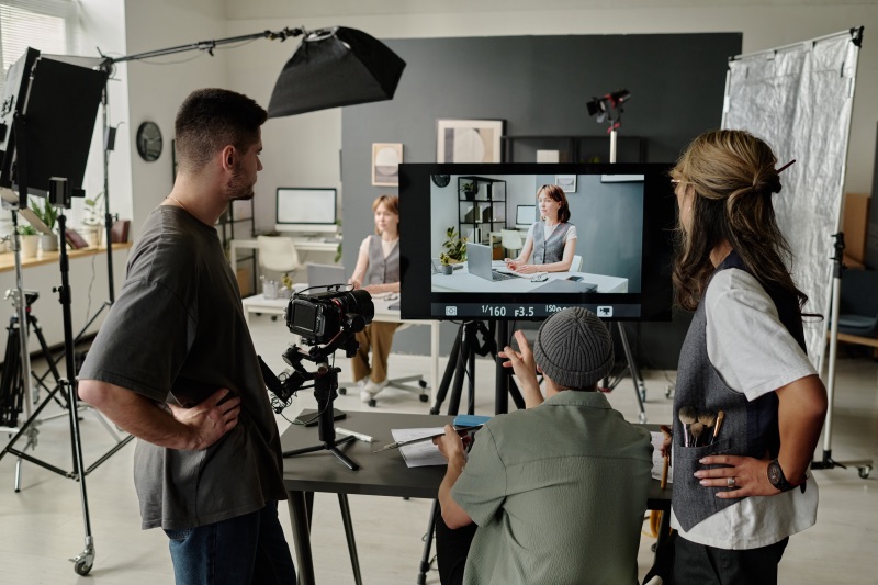 Documentary filming setup for NGO video production in Auckland