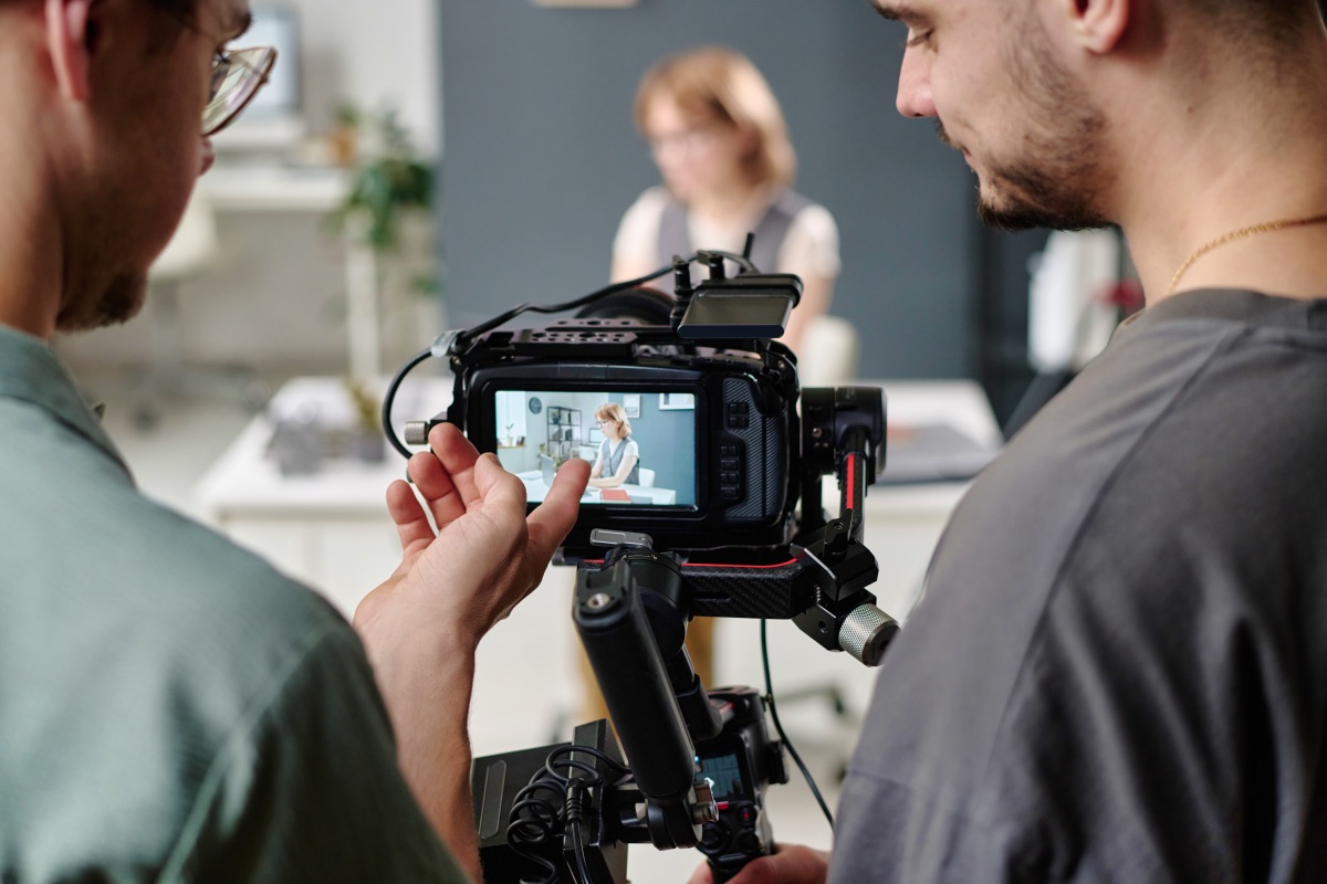 Frame from an NGO case study video showing lived experience storytelling