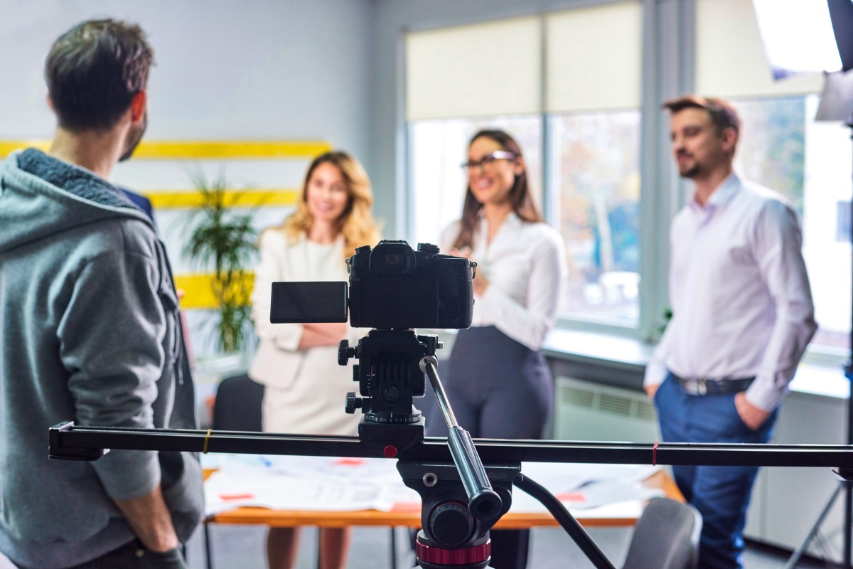 Corporate documentary filming on location in New Zealand